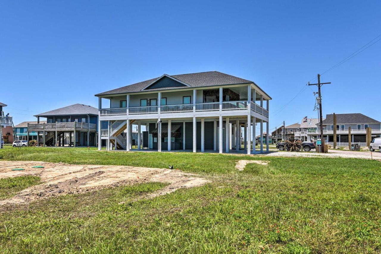Bolivar Peninsula Beach House, Steps To Coast Exterior photo